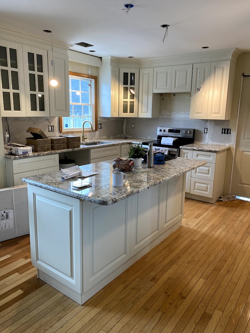 Completed remodeling project